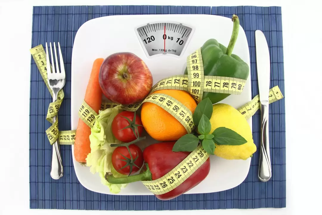 vaisiai ir daržovės svorio netekimui